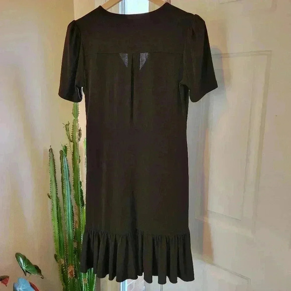 NWT Michael Kors Little Black Dress,Stretchy Shortsleeve Size M Office‎ Business - Picture 8 of 9